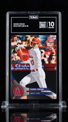 New ListingTopps 2018 National Baseball Card Day Shohei Ohtani #8 TAG 10 Rookie Angels