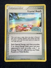 2006 Pokemon EX Crystal Guardians HOLO #75 Crystal Beach, UC, Stamped on eBay