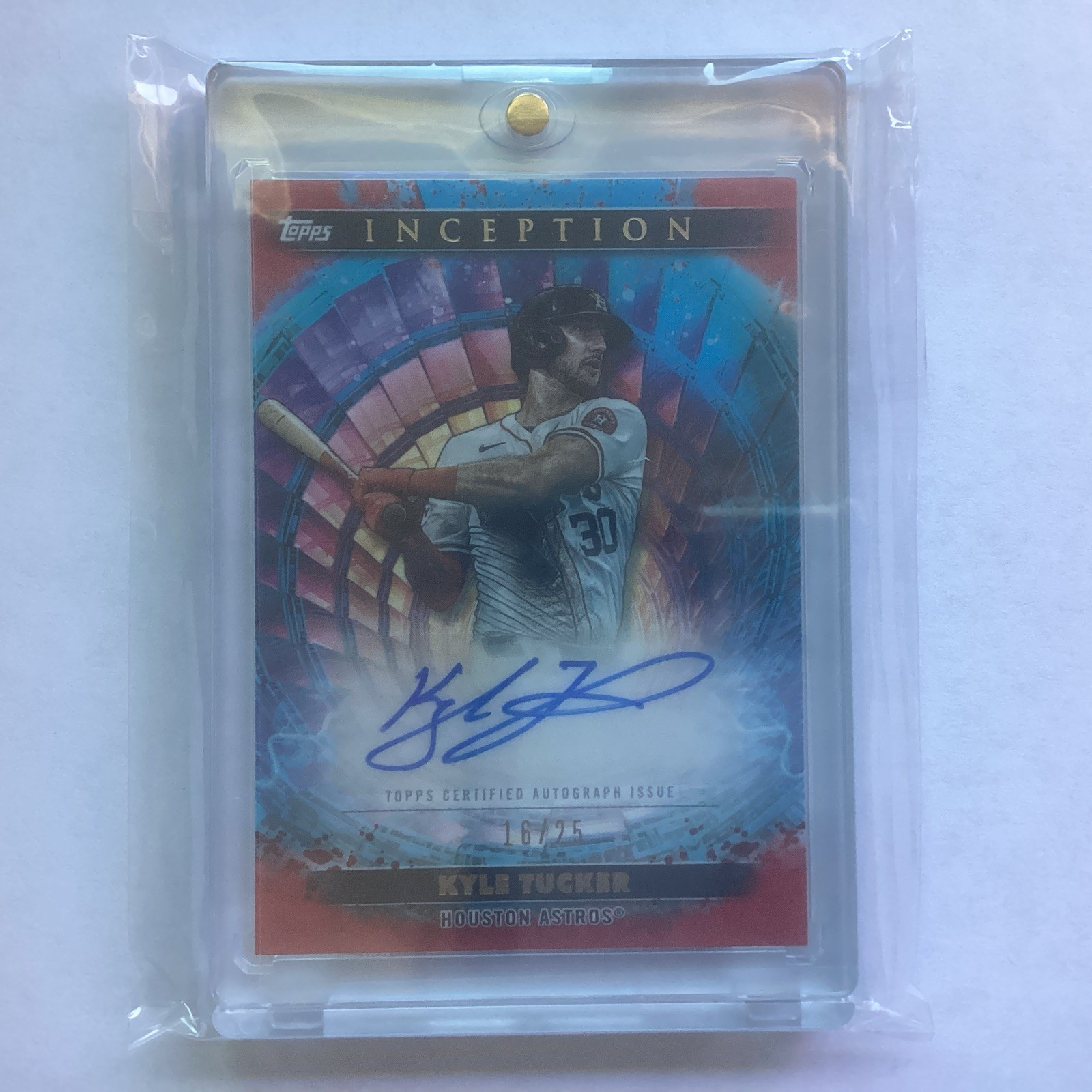 Kyle Tucker #CPA-KT (Baseball Cards 2024 Topps Inception Charged Particles Autograph) — is it worth grading?