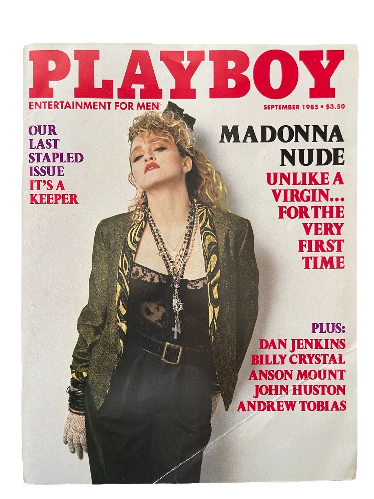 Playboy September 1985 Madonna Cover, Venice Kong Centerfold