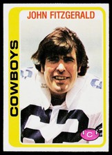 John Fitzgerald, 1978 Topps, #182, Dallas Cowboys,