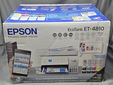 Epson EcoTank ET-4810 Inkjet All-in-One Printer White - NEW