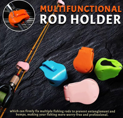 4 Stück Angelrutenhalter - Multifunktionale Rutenklemmen Für Strand & Boot