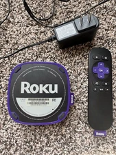 Roku 2500X HD Streaming Media Player with Remote and Power Adapter