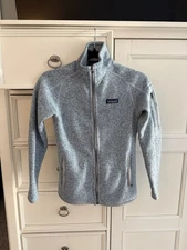 Patagonia Jacket Womens XS Aqua Better Sweater Full Zip Fleece Sleeve Pocket