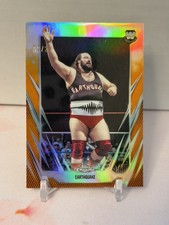 2026 TOPPS WWE CHROME EARTHQUAKE ORANGE REFRACTOR SP #25/25 BOOKEND #106