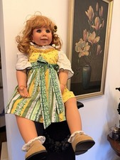 Künstlerpuppe Puppe Monika Peter Leicht Vinyl Puppe 85 Cm Doll Vintage Sammler