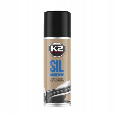 K2 SIL SILIKONSPRAY FÜR PFLEGE UND DICHTUNGSSCHUTZ 100% 150 ML