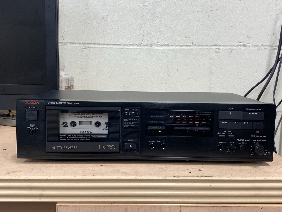 Lecteur Cassette Luxman K105 Auto Reverse - Très Bon état Occasion, Fonctionne Parfaitement