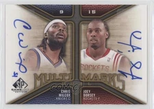 2009-10 SP Game Used Multi Marks Dual Auto Joey Dorsey Chris Wilcox #MD-WD Auto
