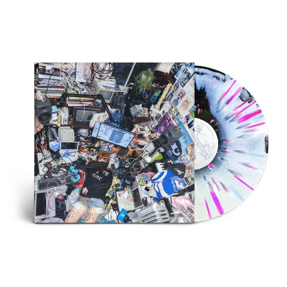NINAJIRACHI - I Love My Computer Black, Grey & Pink Splatter Vinyl