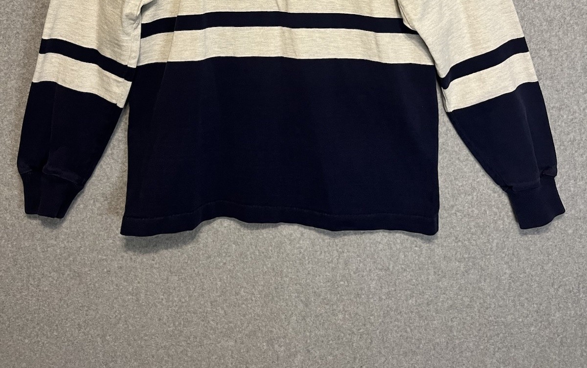 ウェア 80s Vintage LL Bean rugby shirt made usa Vintage 80s Made in USA LL Bean Rugby Shirt Size Large - Etsy