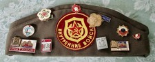 Soviet Union Garrison Cap with 24 Pins Souvenir 1980's
