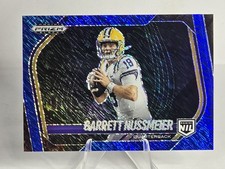 Garrett Nussmeier 2025 PRIZM Black FOTL Blue Shimmer /35 LSU - NFL 🔥📈 #187 NIL