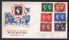 GB Cambridge 1940 FDC Cover; Penny Black Centenary Set; Maltese Cross Cachet