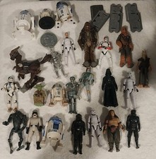 Hasbro Star Wars Action Figures Mixed Lot - R2-D2, Chewbacca, Yoda, Vader