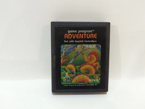 Adventure (Atari 2600 1978) - CX2613 - Cartridge tested.