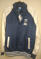 Adidas Blue Star Wars Stormtrooper Hoodie Jedi Varsity Satin Jacket Coat