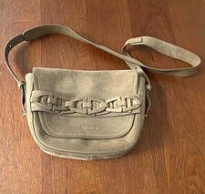 Coccinelle Umhängetasche Veloursleder beige ...