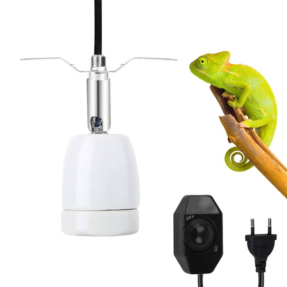 Lampe chauffante tortue céramique E27 évite le coup de froid