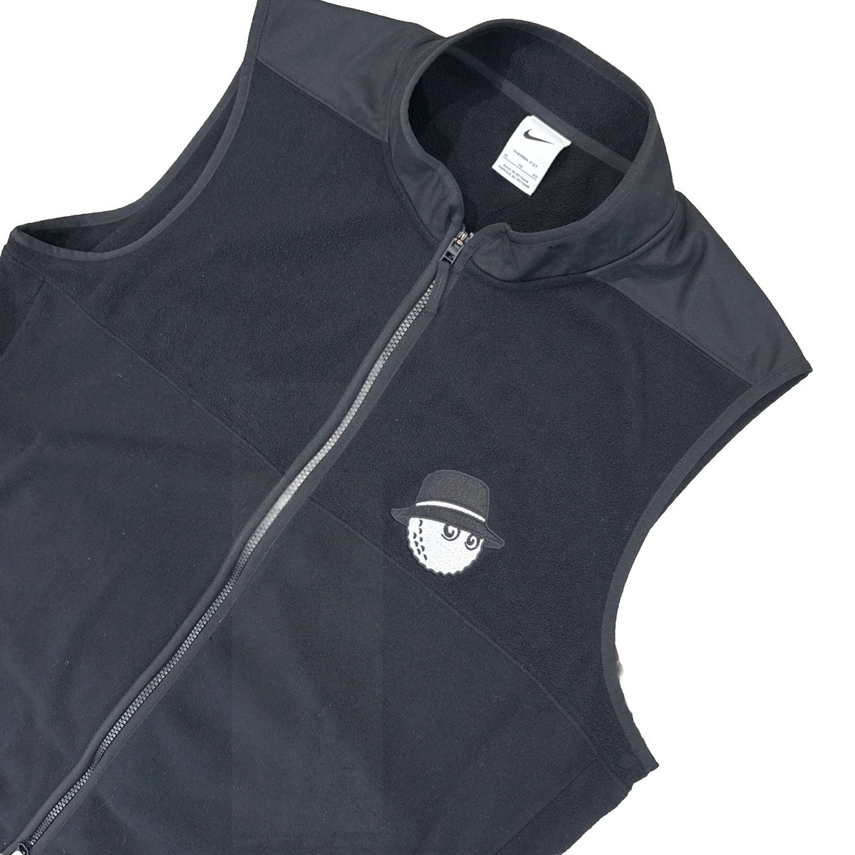 Malbon Golf + Nike Therma-Fit Victory Vest Black Golf Wear XL
