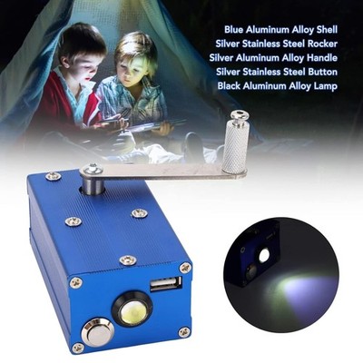 Hand Crank Generator Super Capacitor Portable Mechanical Emergency Power