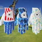 Golf Gloves Men Left Hand 3 Pack with Ball Marker & Breathable All Weather Grip