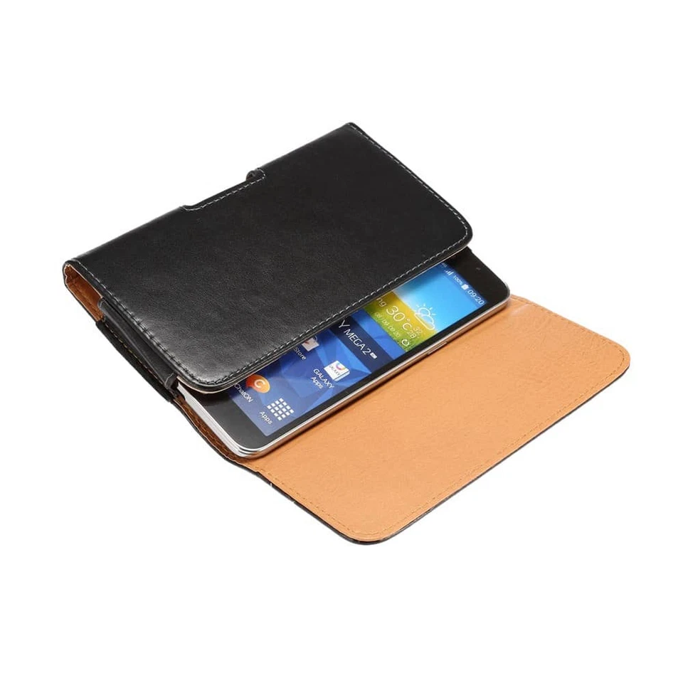 for NEC Medias W N-05E (2013) Executive Holster Leather Case Belt Clip Rotary... Foto 3 de 4