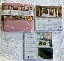 Creative Memories Pink Sentiments 7x7 Scrapbook Album with 12 Pages  Protectors