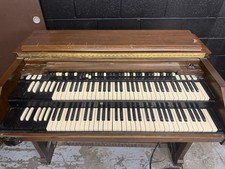 Vintage Hammond Organ w/ Leslie model 251 Speaker Cabinet  Cable  Dual Keyboard