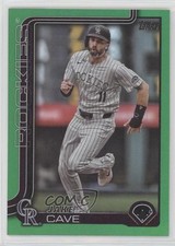 2025 Topps Series 1 Green Rainbow 46/99 Jake Cave #256 4z8