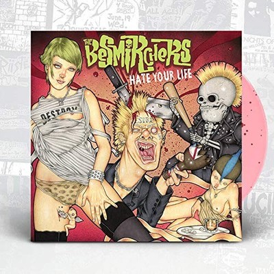 The Besmirchers Hate Your Life (Vinyl) 12'' Album Coloured Vinyl