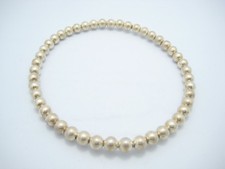 Sterling Silver 4.9mm Beaded Ball Bangle Cuff Bracelet