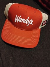 Wendys Crew Member Mesh Back Trucker Hat, Brand New