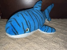 Destination Nation Blue Tiger Shark Ocean Plush EUC