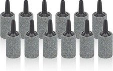 12 Pack Aquarium Air Stone 1 Inch Fish Tank Aerator Bubble Diffuser Silicon