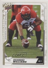 2020 Upper Deck CFL Gold 23/50 Ucambre Williams #41 l5j