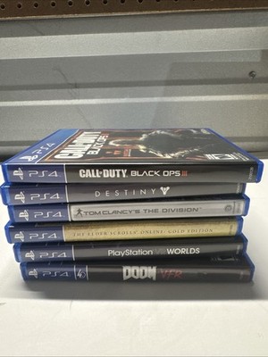 Lot of 6 Tested Assorted PlayStation 4 PS4 Video Games!