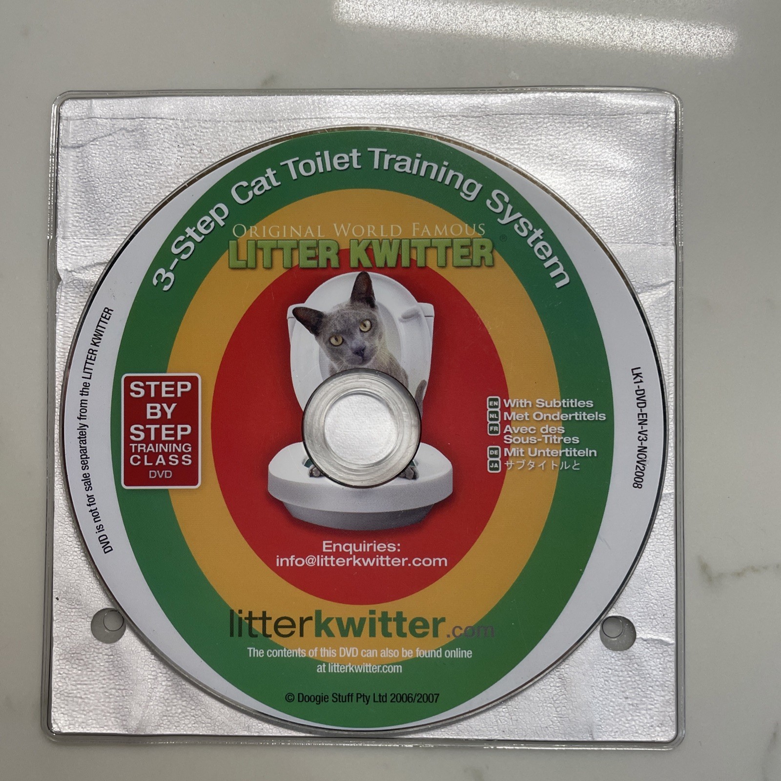 Litter Kwitter Cat Toilet Training DVD