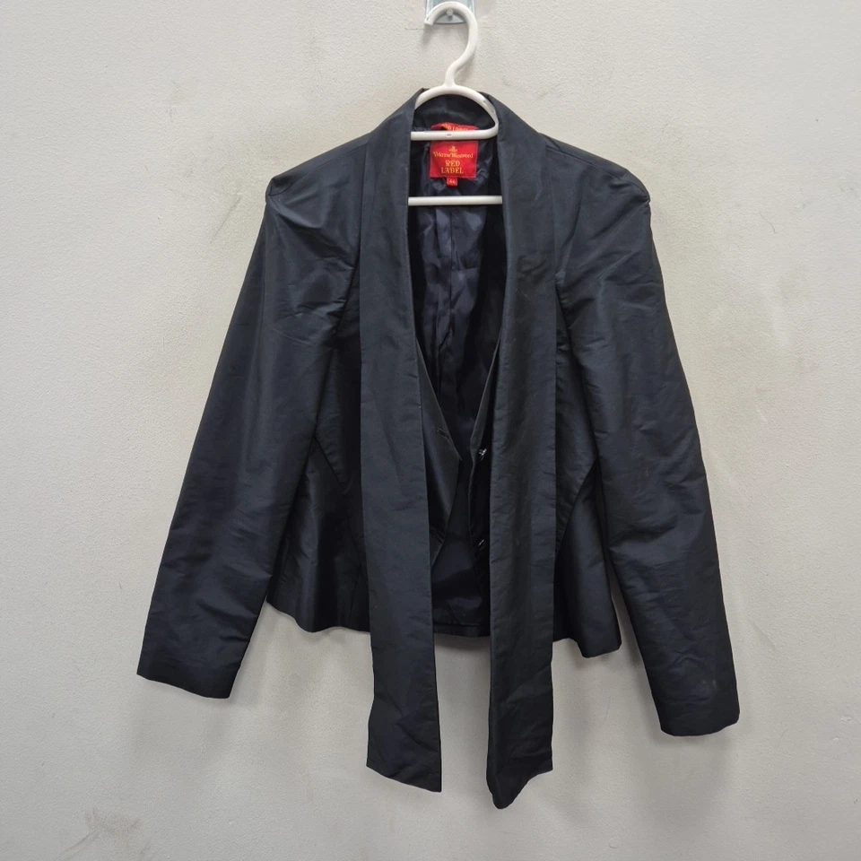 Vivienne Westwood Red Label Black Smart Casual Blazer Jacket Size IT 44 Uk 14 - Image 3 of 4