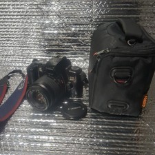 Canon EOS Rebel XS 35mm Film SLR Camera w/35-80mm Zoom Lens  Case Film Tested