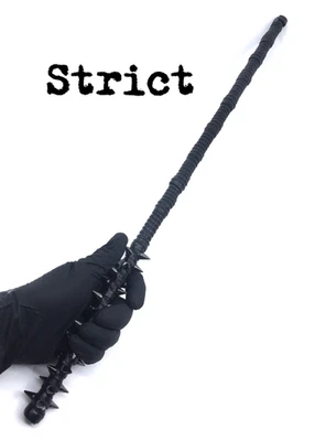 OWN DESIGN Strict Bondage Flogger Whip Cane Studded Whip BDSM Dominatrix Teaching Cane Gimp