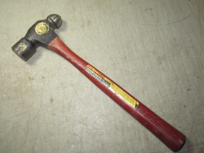 vintage Plumb Permabond32 oz ball peen hammer used w/factory label (is loose)