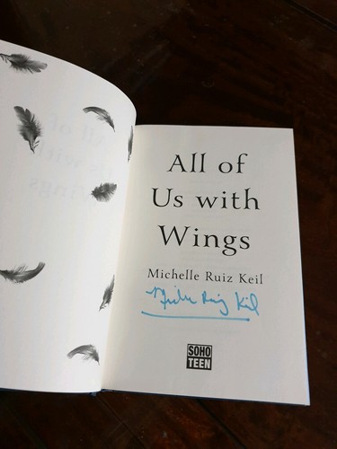 Signed Autographed ~ All Of Us With Wings by Michelle Ruiz Keil HARDCOVER DJ 1st - Picture 3 of 10