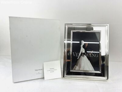 Wedgwood Vera Wang With Love Photo Frame Grosgrain .999 Silver