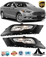 Pair Fog Lights For 2017 2018 Ford Fusion Driving Bumper Lamps Wwiringswitch
