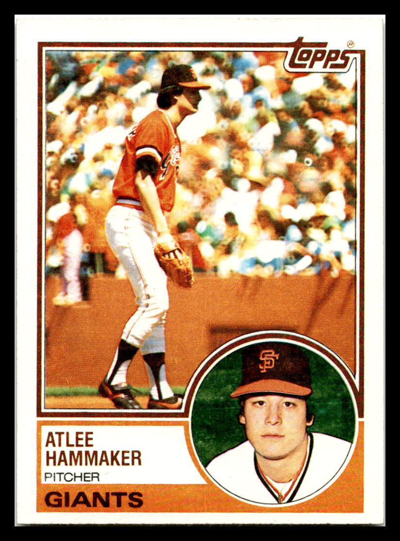 1983 Topps #342 Atlee Hammaker EX/NRMT