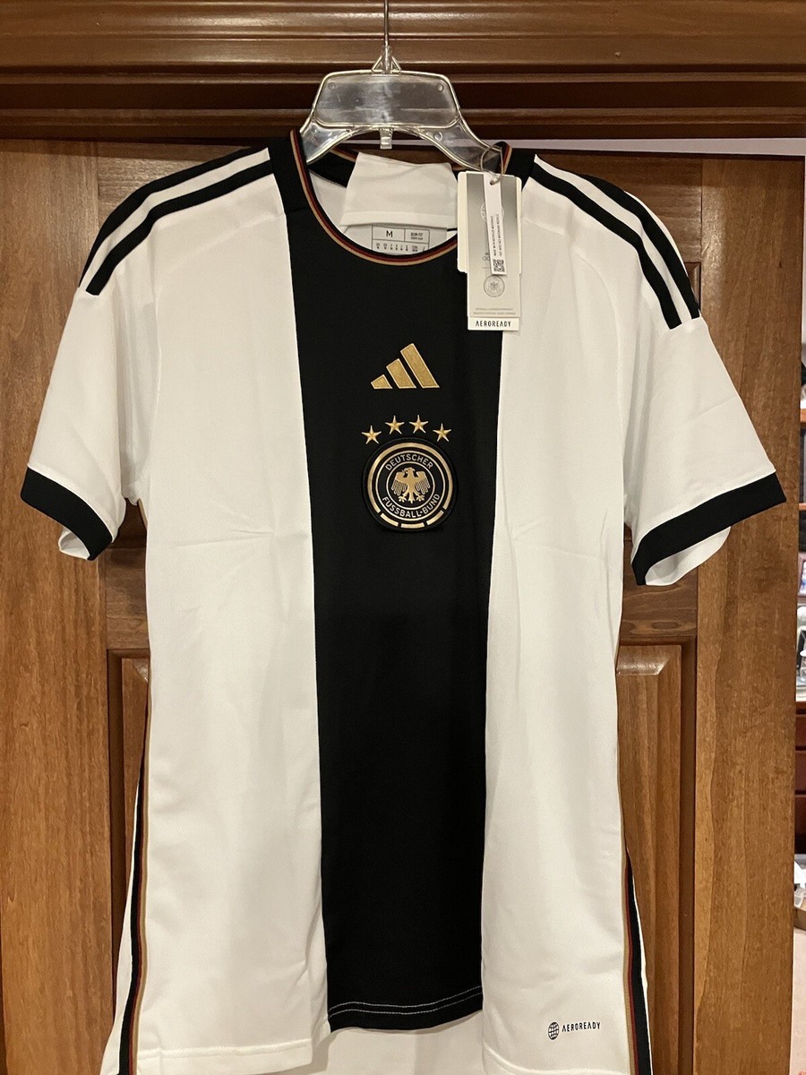 ADIDAS GERMANY DEUTSCHLAND 22/23 WHITE HOME JERSEY HJ9606 WORLD