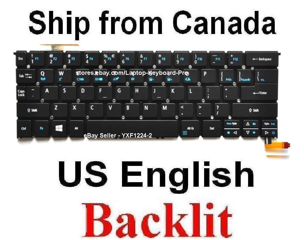 Clavier Cadre Bleu ACER Aspire V5-571P V5-571PG Rétro-éclairé Clavier Cadre Bleu ACER Aspire V5-571P V5-571PG Rétro-éclairé