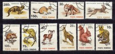 Romania 1993-95 postage stamps: animals animali животные animals animaux 2119